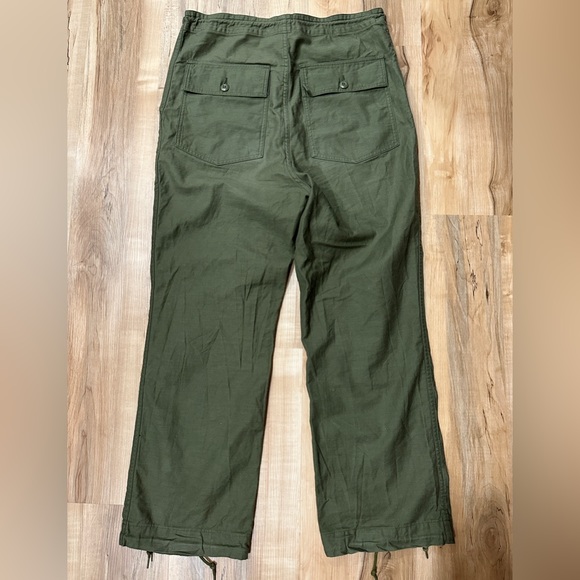 Needles Khaki Fatigue Trousers - Picture 4 of 7